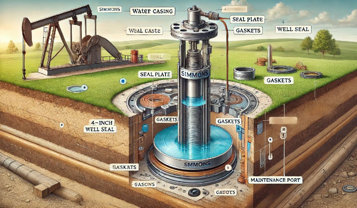 Simmons 4 Inch Well Seal Maintenance Port Diagram