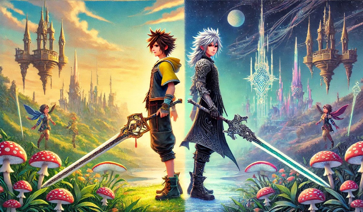 Sora and Riku Lemonteve Carrol